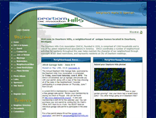 Tablet Screenshot of dearbornhills.org